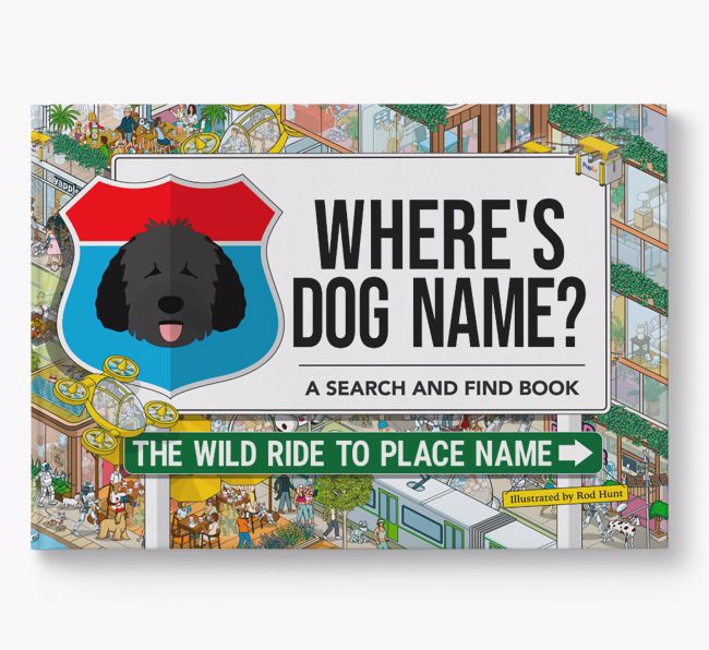 Personalised Spanish Water Dog Book: Where's Spanish Water Dog? Volume 3